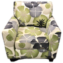 Multi Colored Floral Arm Chair