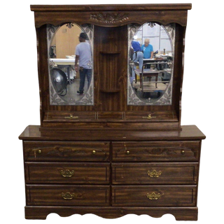Dresser With Double Mirrors