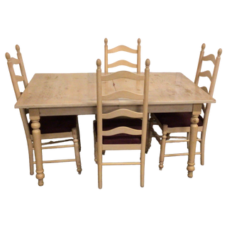 Dining Table With Four Chairs