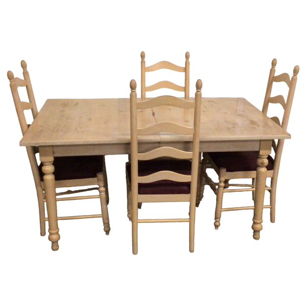 Dining Table With Four Chairs