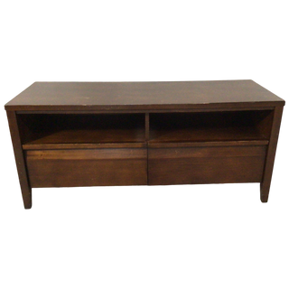 Two Drawer Dark Tv Stand