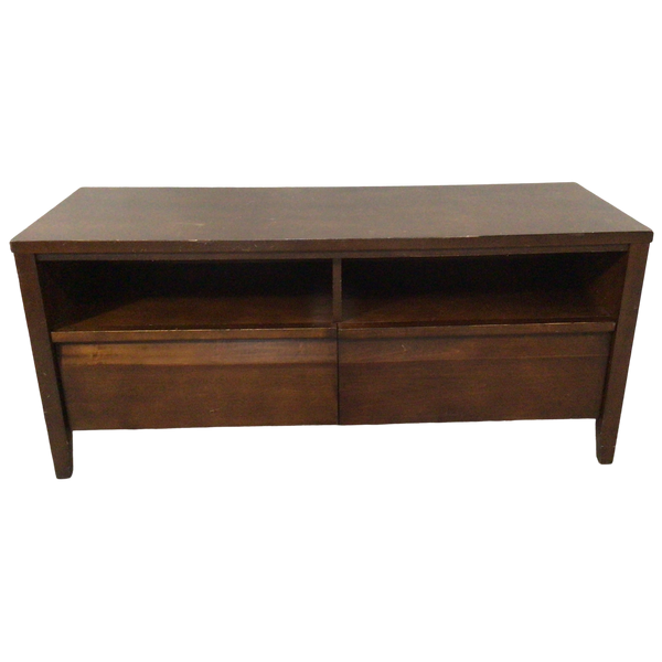 Two Drawer Dark Tv Stand