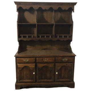 Dark Brown Hutch