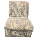 Gray And White Swivel Chair