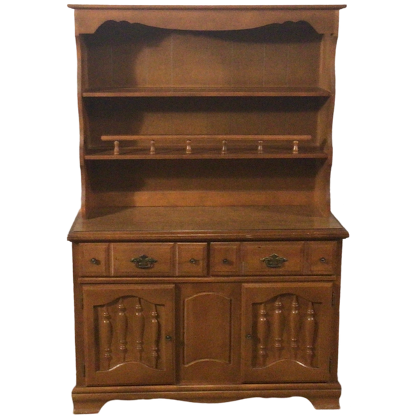 Brown China Hutch