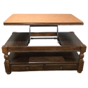 Two Drawer Rising Coffee Table