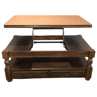 Two Drawer Rising Coffee Table