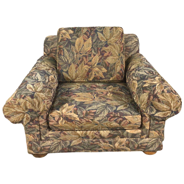 Key City Leaf Print Chair