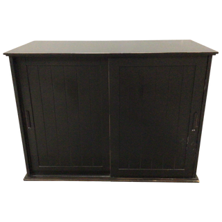 Black Sliding Door Tv Stand