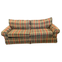 Flexsteel Plaid Hide A Bed Sofa