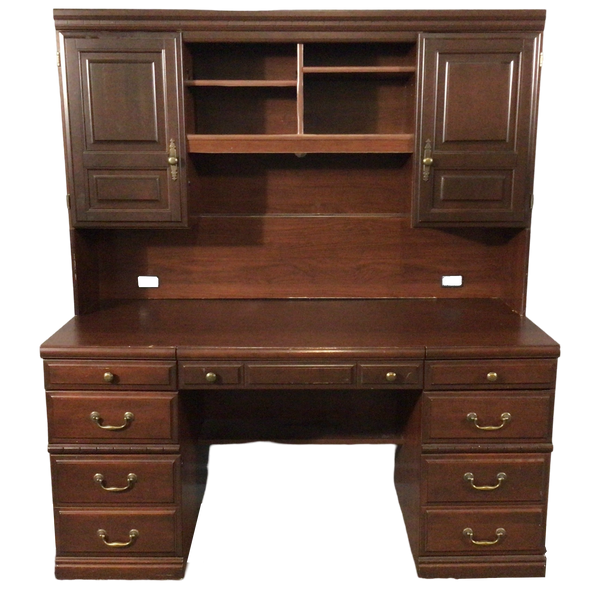 Executive Desk With Hutch
