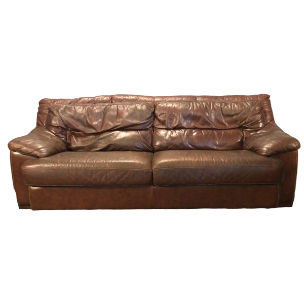 Brown Leather Couch