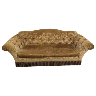 Gold Floral Sofa