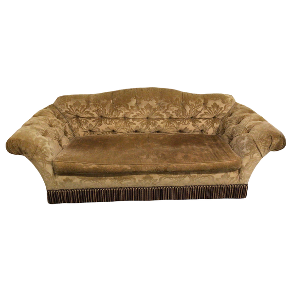Gold Floral Sofa