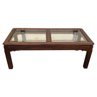 Two Piece Glass Center Coffee Table
