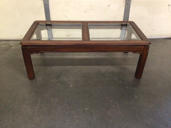 Two Piece Glass Center Coffee Table