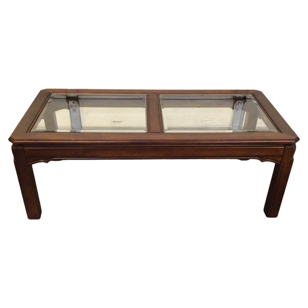 Two Piece Glass Center Coffee Table