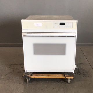 White Whirlpool Wall Oven