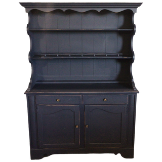 Blue Ethan Allen Hutch