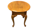 Oval Oak End Table