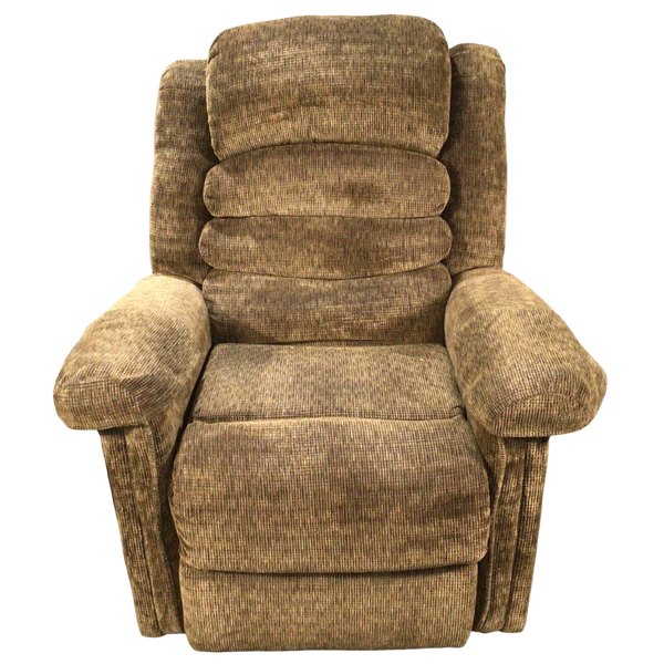 Brown Electric Reclining Heated Massage Chair