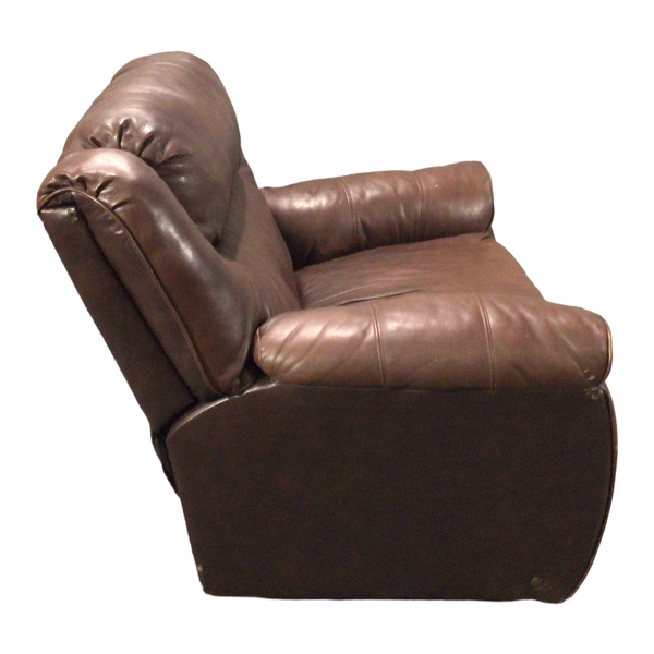 Oversized Brown Recliner