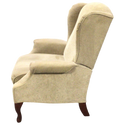 Beige Wingback Reclining Arm Chair