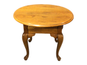 Oval Oak End Table