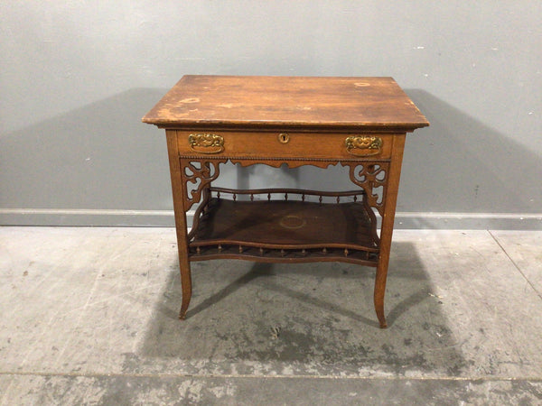 Antique Single Drawer Side Table