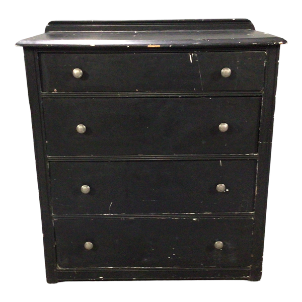 Black Four Drawer Chest Of Drawers