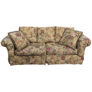 Floral Beige Sofa