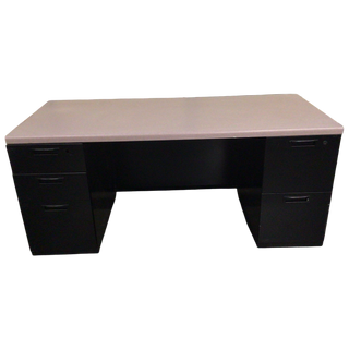Five Drawer Metal Desk