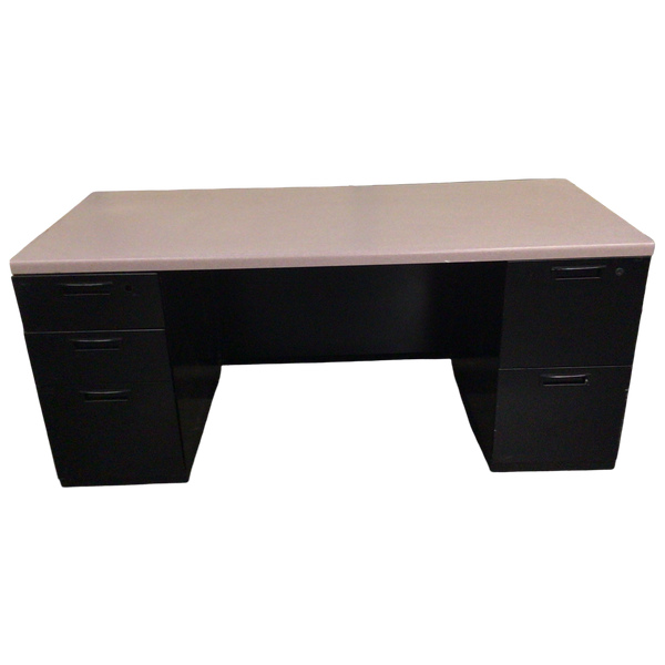 Five Drawer Metal Desk