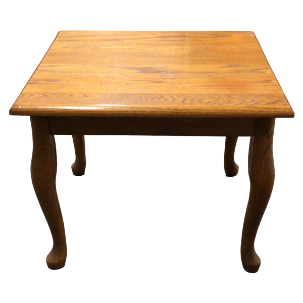 Solid Oak End Table