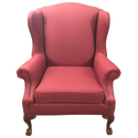 Burgundy Armchair