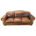 Brown Leather Sofa