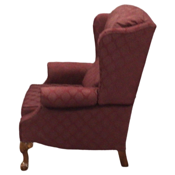 Burgundy Reclining Arm Chair