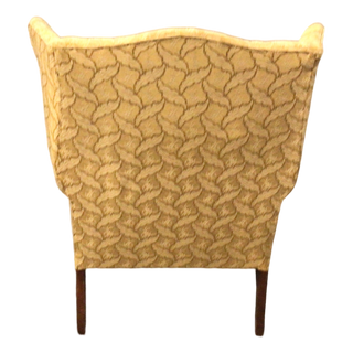 Gold Wing Back Chair