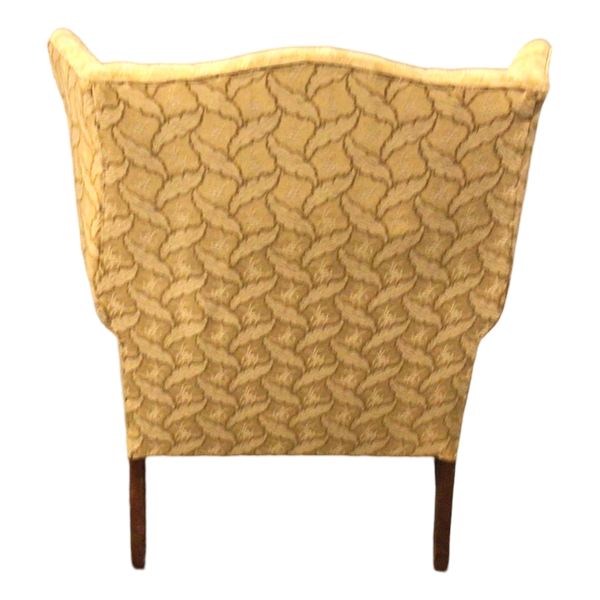 Gold Wing Back Chair