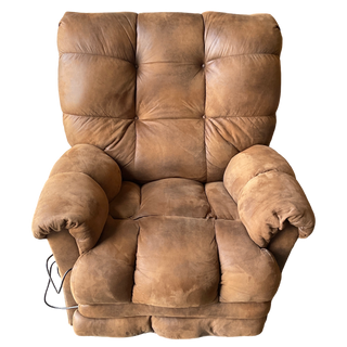 Distressed Leather Lift Chair