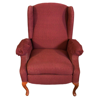 Red Wingback Recliner