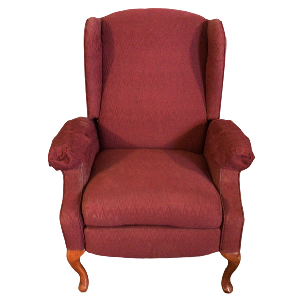 Red Wingback Recliner
