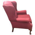 Burgundy Armchair