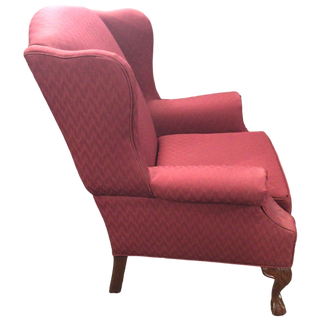 Burgundy Armchair