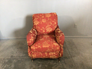 Red pattern chair