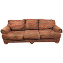 Red Paisley Pattern Sofa