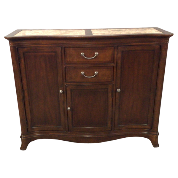 Wood Marble Top Buffet