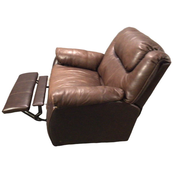 Oversized Brown Recliner