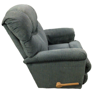 Blue Swivel Rocker Recliner