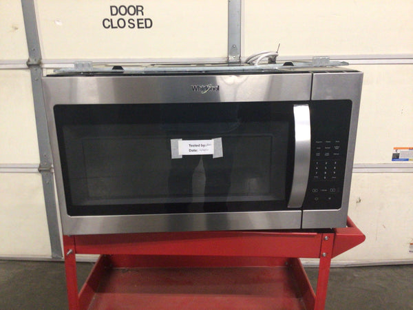 Stainless whirlpool microwave